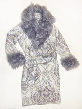 Load image into Gallery viewer, Upcycle Fur Trim Quilted Coat
